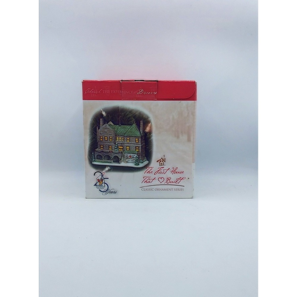 1999 Department 56 The First House That Love Built Ornament